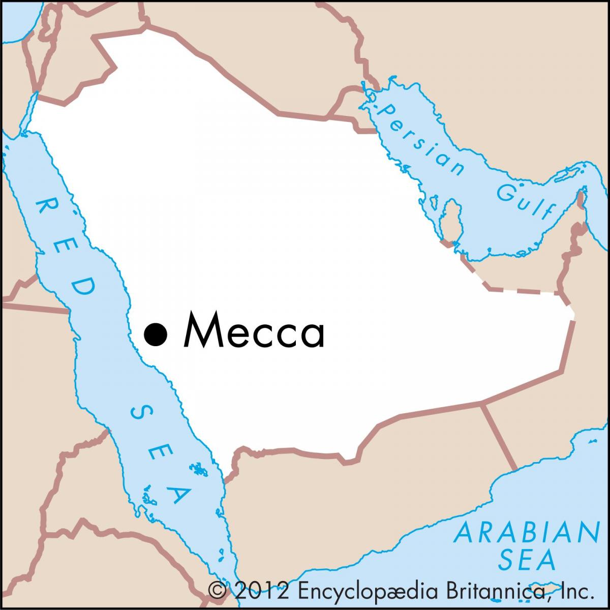 mapa se shahrah e adoptan Makkah 
