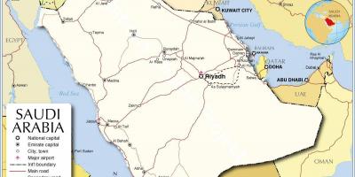 Mapa de Makkah museo localización 