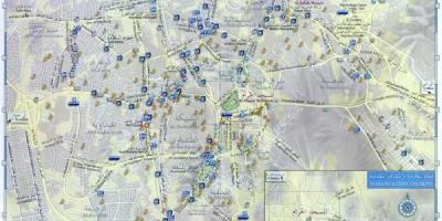 Mapa do camiño de Makkah cidade