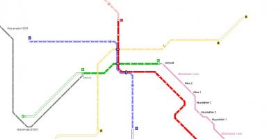 Mapa de metro Meca 