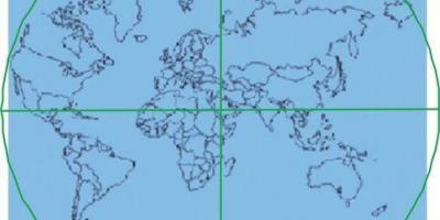 Mapa da Kaaba está no centro do mundo 